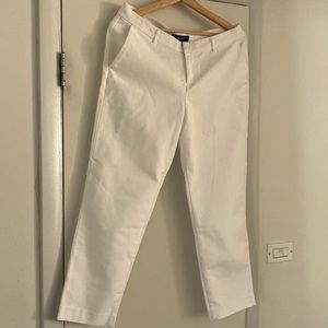 Old Navy White Harper Cropped Pants Size 10